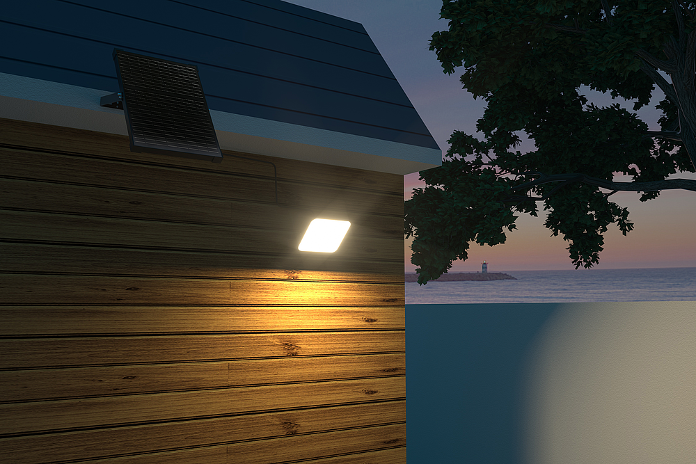 Projecteur solaire 60W